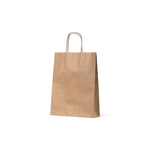 Brown Kraft Carry Bags: Brown Kraft Small