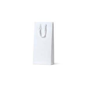 Deluxe White Double Wine Bag