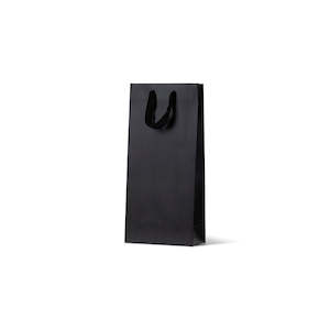 Deluxe Black Double Wine Bag