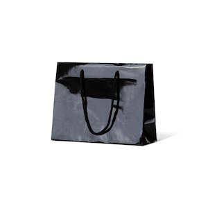 Gloss Laminated Paper Carry Bags: Laminated Gloss Emerald - Black