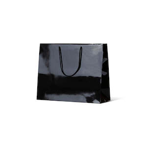 Gloss Laminated Paper Carry Bags: Laminated Gloss Madison - Black