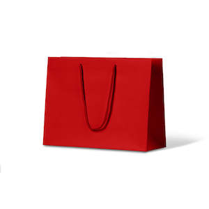 Matte Laminated Paper Carry Bags: Laminated Matte Ruby - Red