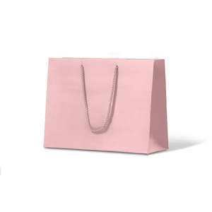 Matte Laminated Paper Carry Bags: Laminated Matte Ruby - Pastel Pink