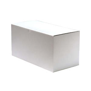 One Piece Gift Boxes: 1 Piece Gift Box White 140x305x152mm