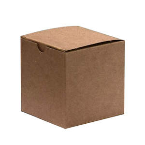 1 Piece Gift Box Natural Kraft 102x102x102mm