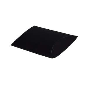 Pillow Boxes: Pillow Box Black Matte 140x178x51mm