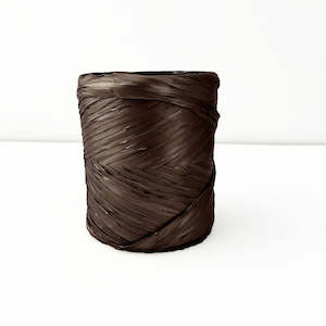 Poly Raffia 5mm X 200mtrs Chocolate