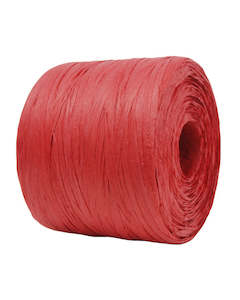 Paper Raffia Bulk 4mm X 500mtrs Red