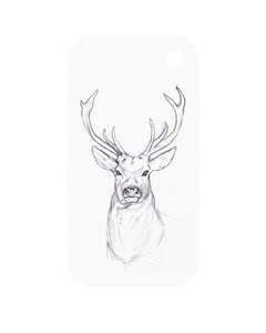 Gift Tags Deer On White