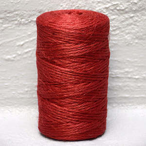 Jute Twine Bulk 3mm x 500mtrs Red