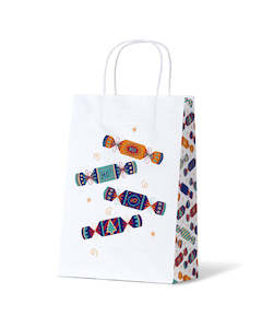 Christmas Bags 2022: Xmas Crackers Bright on White Junior