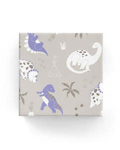 Dinos Wrap Taupe Purple