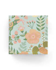 2024 Christmas Range: Reindeer Garden Wrap Mint Sage Apricot