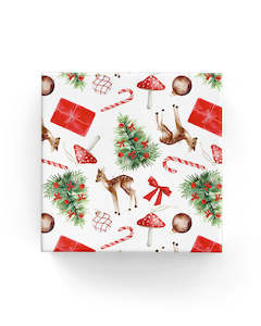 2024 Christmas Range: Watercolour Xmas Ornaments Wrap