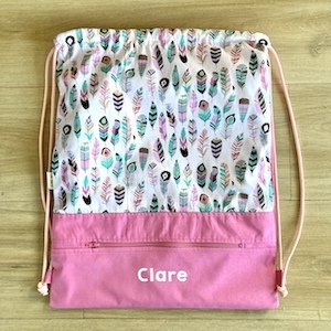 White Feathers, Personalised Swim Bag - Collections – bee Moore