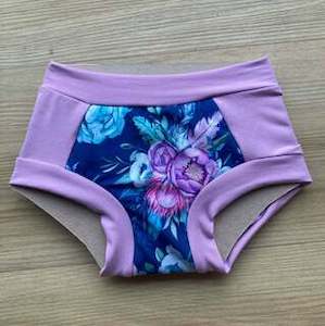 Clothing accessory: Purple Floral, training undies - Collections – bee Moore