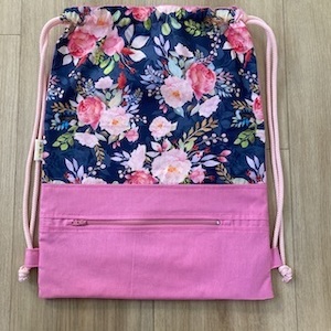 Navy Floral, Personalised Swim Bag - Collections – bee Moore