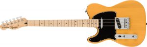 Squier Affinity Telecaster Guitar by Fender- Butterscotch Blonde- Left handed