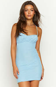 Womenswear: Caldwell Blue Mesh Mini Dress