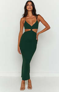 Womenswear: Taya Green Lace Up Maxi Knit Dress