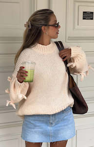 Womenswear: Short and Sweet Cream Knit Jumper