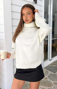 Love Lies Cream Sweater