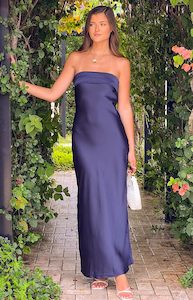 Womenswear: Maiah Navy Maxi Dress