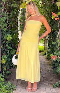 Womenswear: Brayan Yellow Maxi Dress