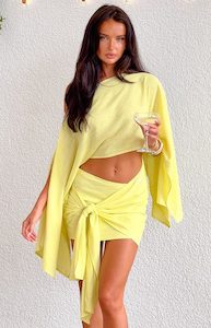 Ryoti Yellow Mini Dress