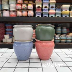 Terra Bloom Succulent Pottery Pot， 3 random as a set