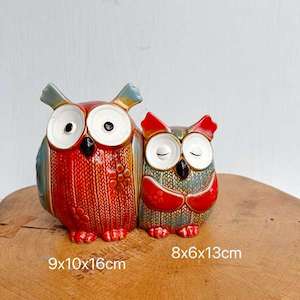 Cute Owl Ceramic Garden Piece Another Pair