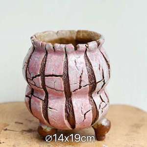 Blush Crystal Craze Succulent Pot