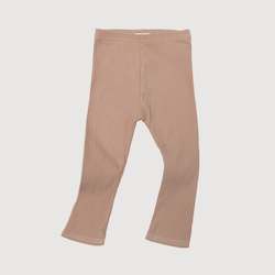 Ribbed Legging - Taupe