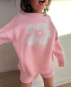 Cherry Blossom Knit Pullover