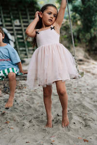 The Holiday Tulle Dress - Shell Pink