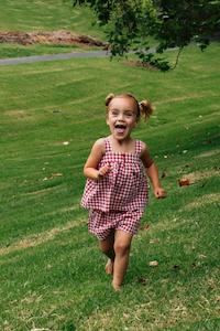 Baby wear: Gingham Summer 2-Piece Set - Red