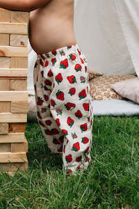 Strawberry Cotton Pants