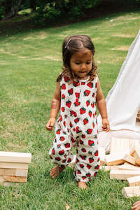 Strawberry Cotton Jumpsuit