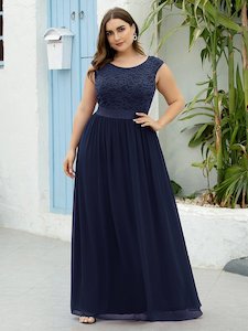 Demi Bridesmaid Dress with Lace bodice