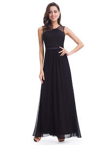 Women's Elegant Sleeveless Long Evening Dress