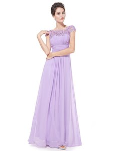 Shirley Lacey Neckline Bridesmaids Dress