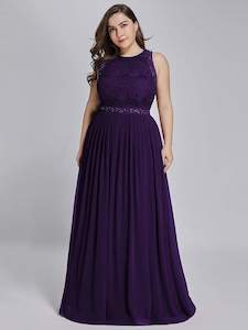 Empire Waist Sleeveless A Line Bridesmaids Dress