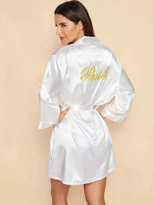 Clothing: Satin Bride Robe