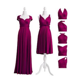 Plum Maxi Infinity Dress