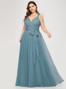 Nikki Sleeveless Tulle Bridesmaid Dress