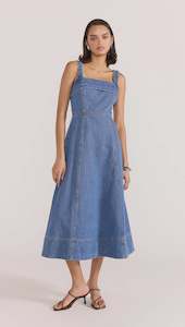 Womenswear: STAPLE THE LABEL Tate Denim Midi Dress