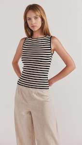 STAPLE THE LABEL Mia Stripe Knit Tank