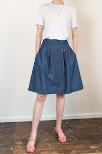 Clarette Skirt - Chambray