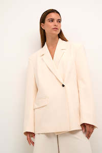 Coats Jackets Knits: Olise Blazer - Egret