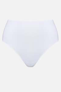 Whitney High Waist Brief - Pure